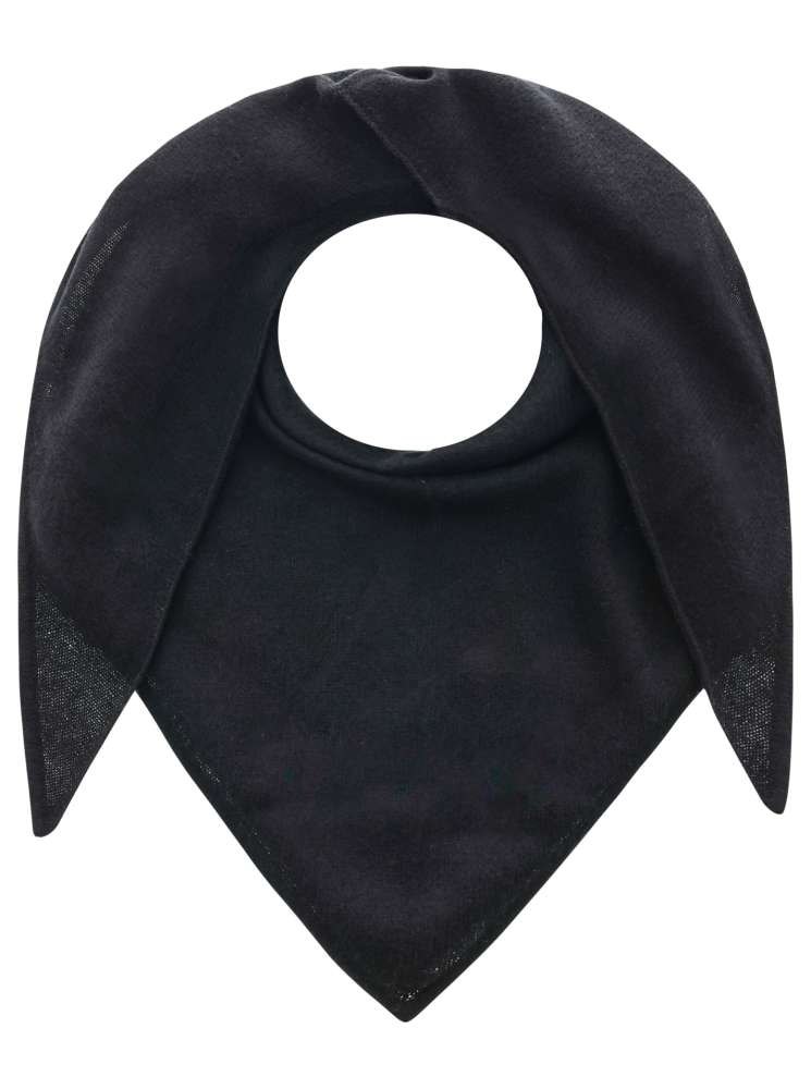 💕 Zwillingsherz Dreieckstuch "100 % Cashmere" Kaschmir Schwarz