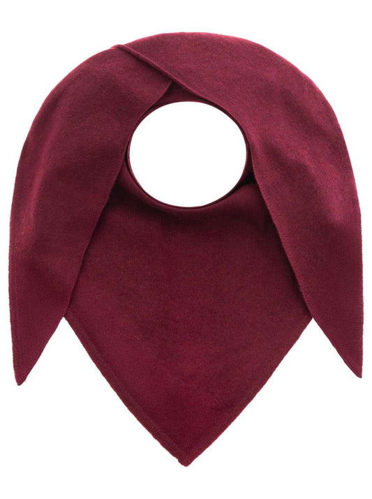 💕 Zwillingsherz Dreieckstuch "100 % Cashmere" Kaschmir Bordeaux