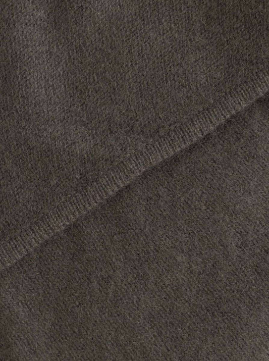 💕 Zwillingsherz Dreieckstuch "100 % Cashmere" Kaschmir Olive