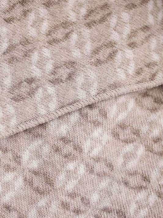 💕 Zwillingsherz Dreieckstuch "Bright Winter" Wolle Kaschmir Beige