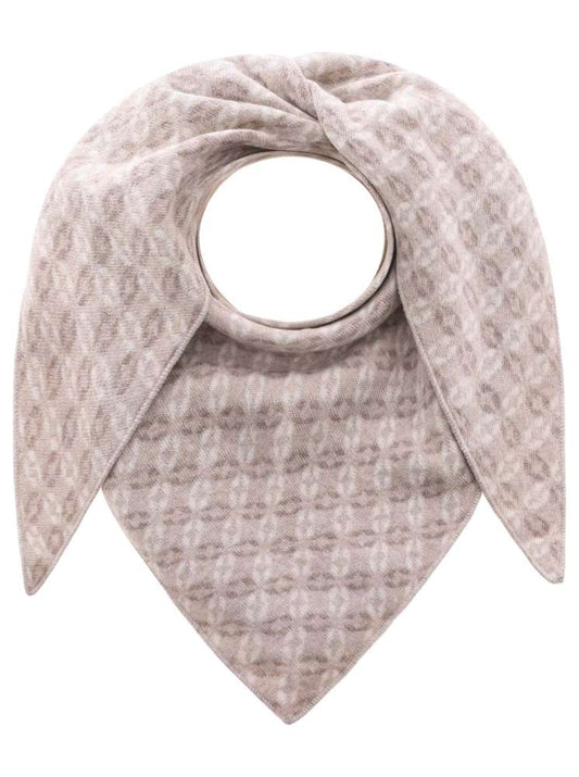 💕 Zwillingsherz Dreieckstuch "Bright Winter" Wolle Kaschmir Beige