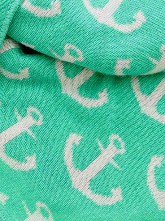 💕 Zwillingsherz Dreieckstuch "Anni" Wolle Kaschmir Mintgrün