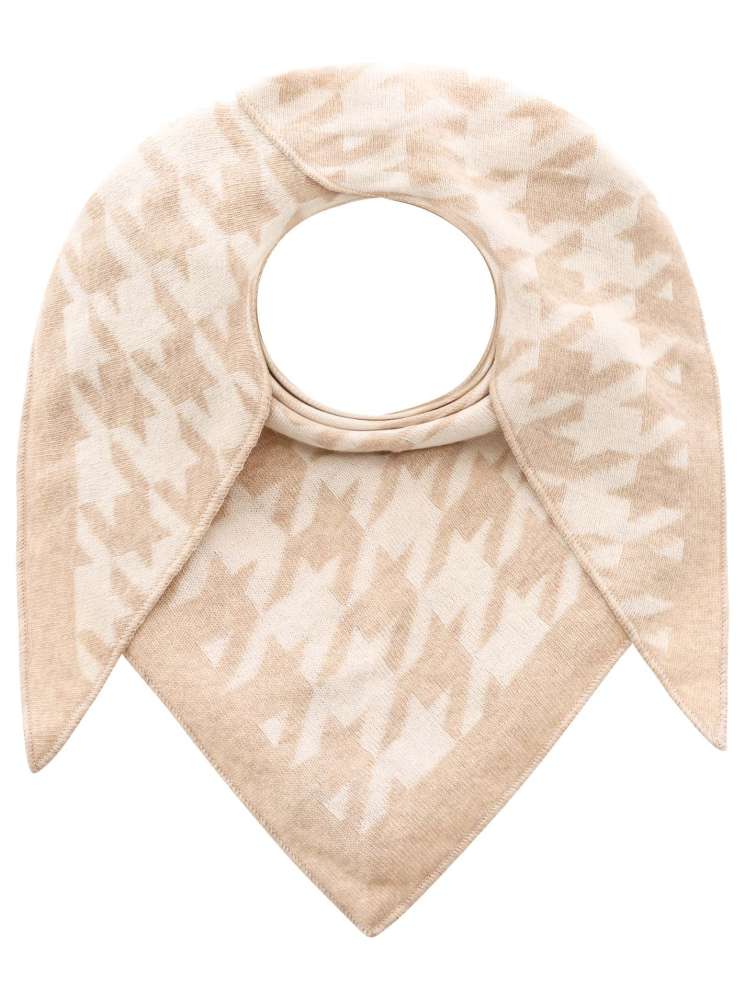 💕 Zwillingsherz Dreieckstuch "Basic Winter" Wolle Kaschmir Beige