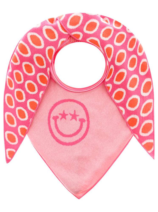 💕 Zwillingsherz Dreieckstuch "Be Positive ZH" Baumwolle Pink Orange