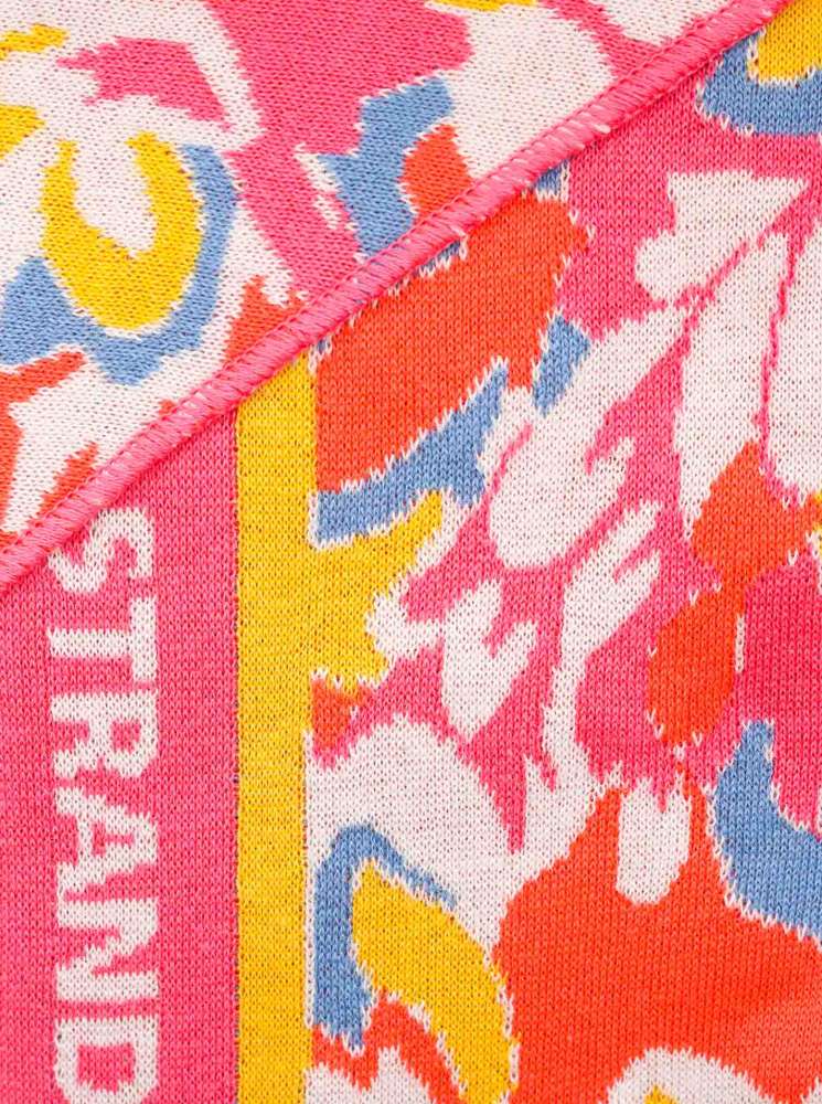 💕 Zwillingsherz Dreieckstuch "Bunt Strand" Baumwolle Multi