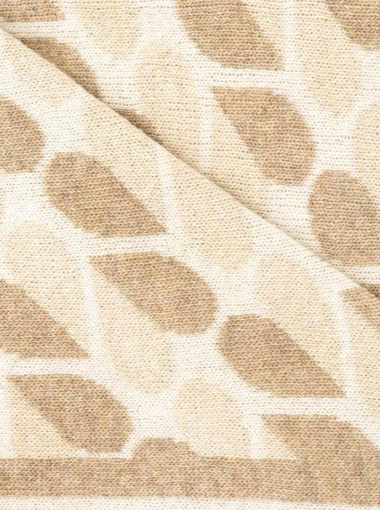 💕 Zwillingsherz Dreieckstuch "Herz" Wolle Kaschmir Beige