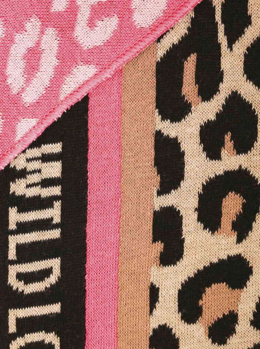 💕 Zwillingsherz Dreieckstuch "Leo 2 farbig" Baumwolle Beige Pink