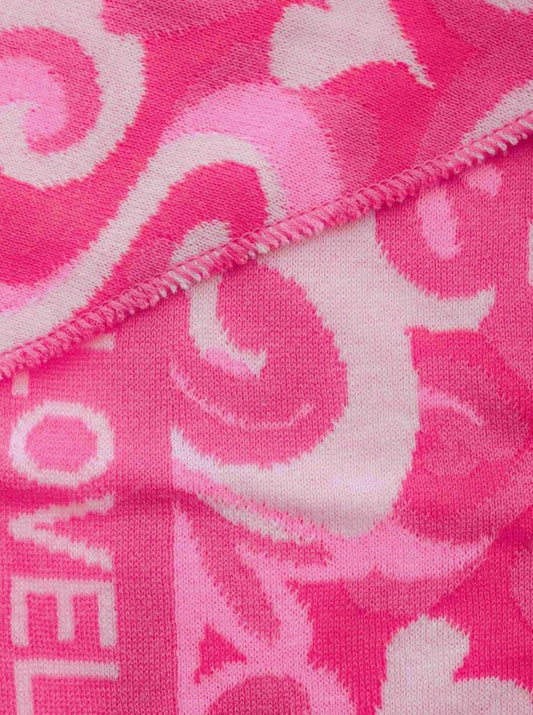 💕 Zwillingsherz Dreieckstuch "Lovely Mind" Baumwolle Pink Orange