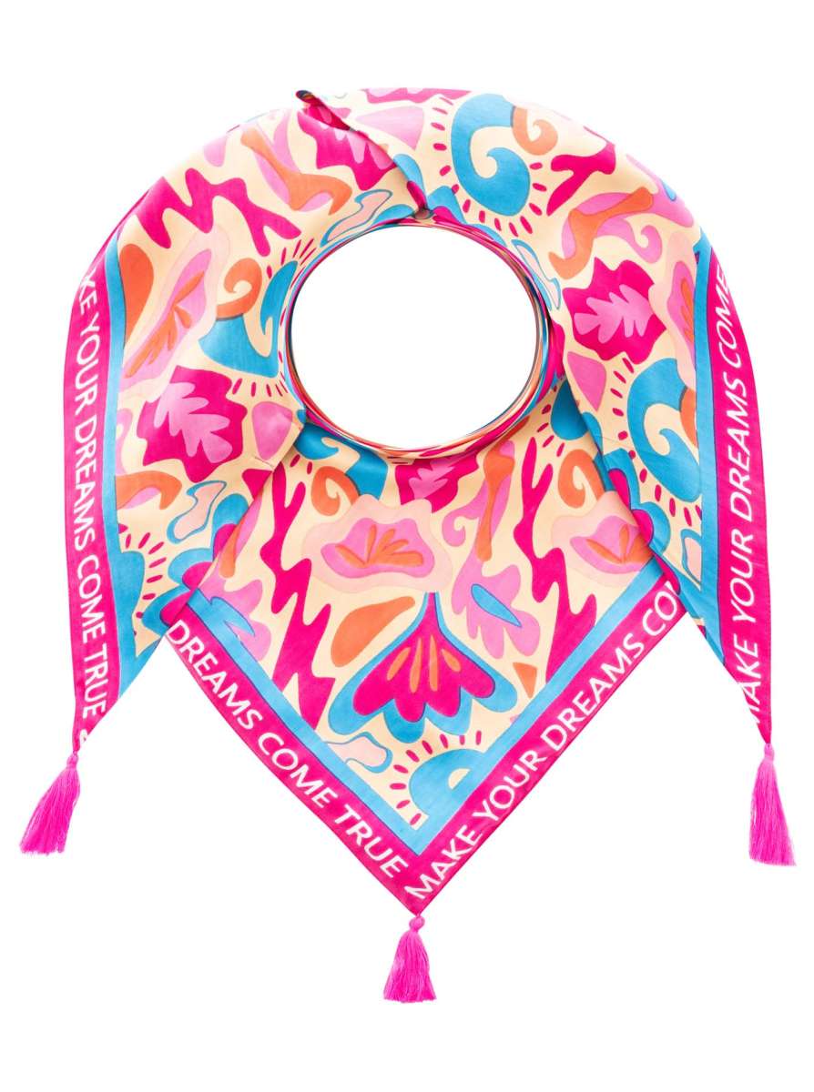 💕 Zwillingsherz Dreieckstuch "Make your dreams come true" Multi