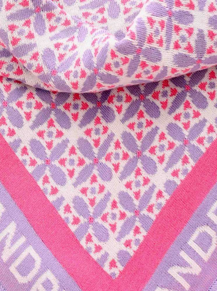 💕 Zwillingsherz Dreieckstuch "Strand 3" Limited Kollektion Baumwolle Flieder