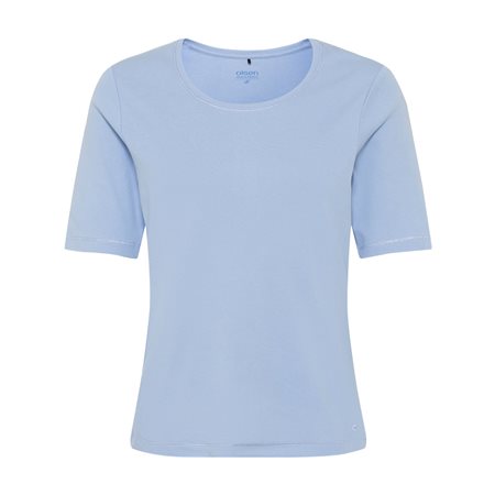 Olsen Shirt Edda Kurzarm Hellblau Sky 11100677