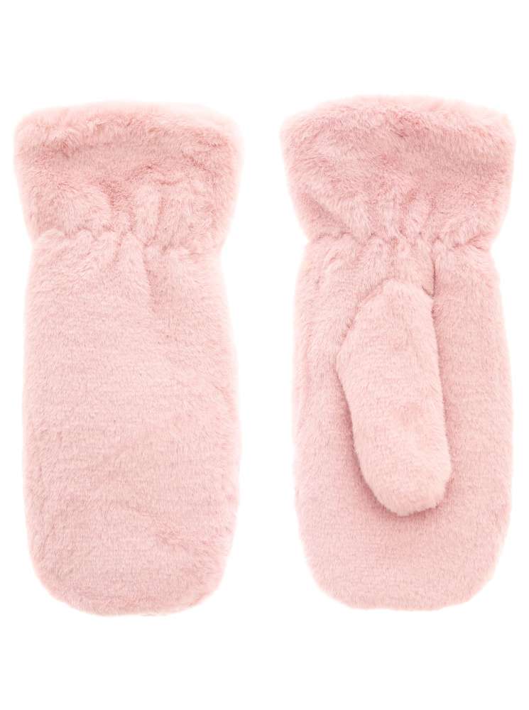 💕 Handschuhe Fäustlinge "Plüsch" Rosa