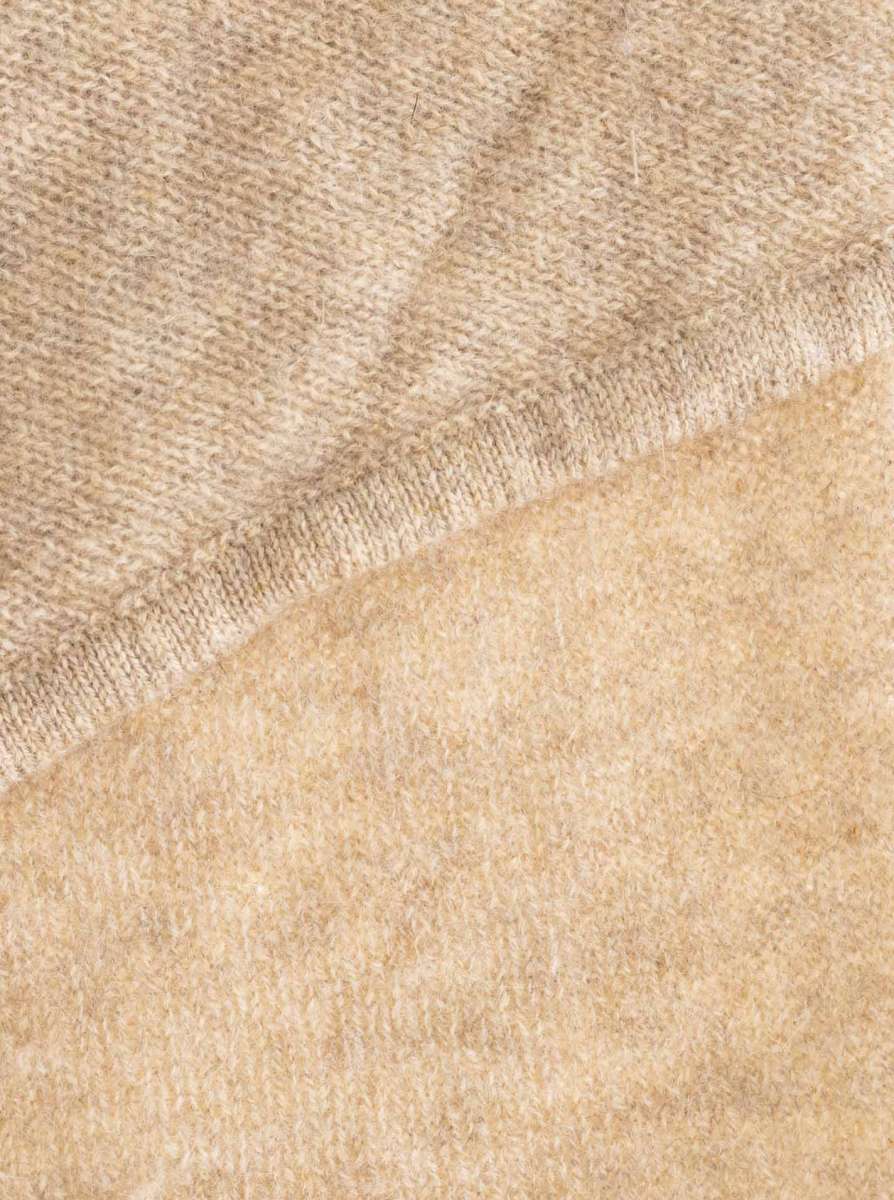 💕 Zwillingsherz Halstuch "100 % Kaschmir" Beige