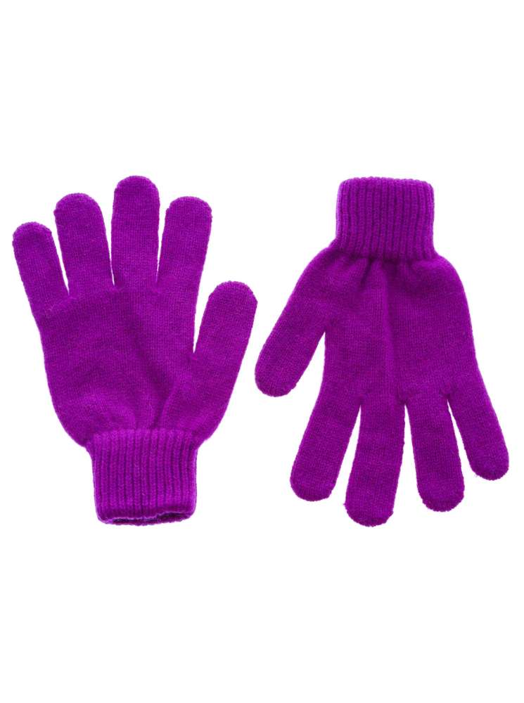 💕 Zwillingsherz Handschuhe 100 % Kaschmir Cashmere "Luxus" Mittellila