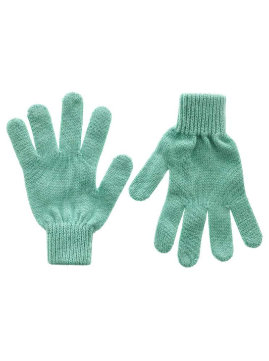💕 Zwillingsherz Handschuhe 100 % Kaschmir Cashmere "Luxus" Salbei