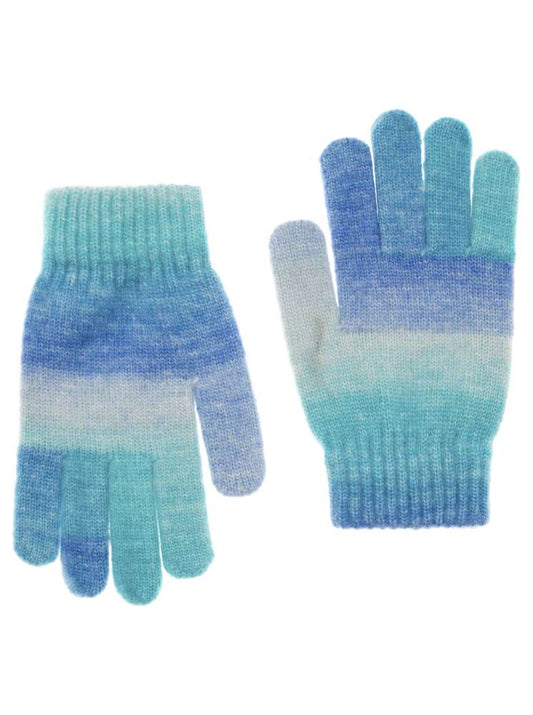 💕 Zwillingsherz Handschuhe "Rainbow" Blau