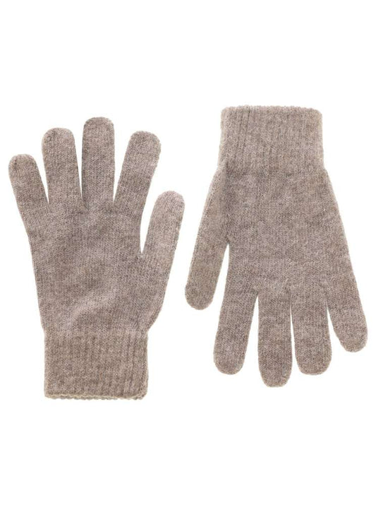💕 Zwillingsherz Handschuhe "Uni" Wolle Beige