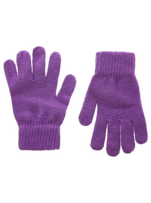 💕 Zwillingsherz Handschuhe "Uni" Wolle Lila