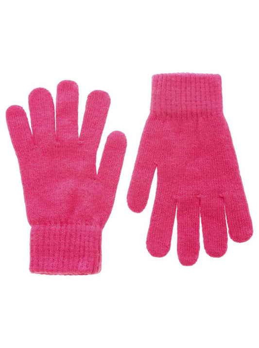 💕 Zwillingsherz Handschuhe "Uni" Wolle Pink