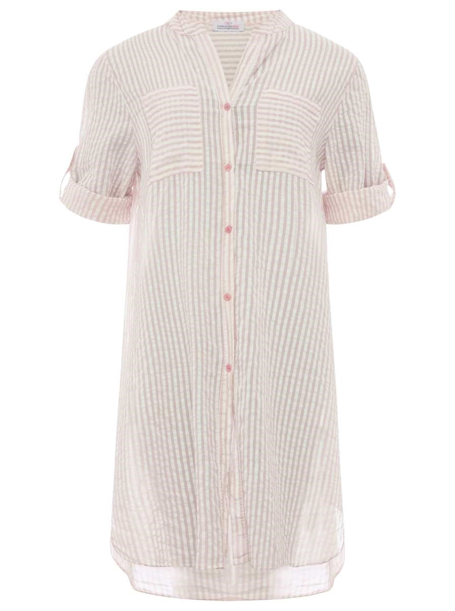 💕 Zwillingsherz Longbluse "Kida" Rosa Streifen