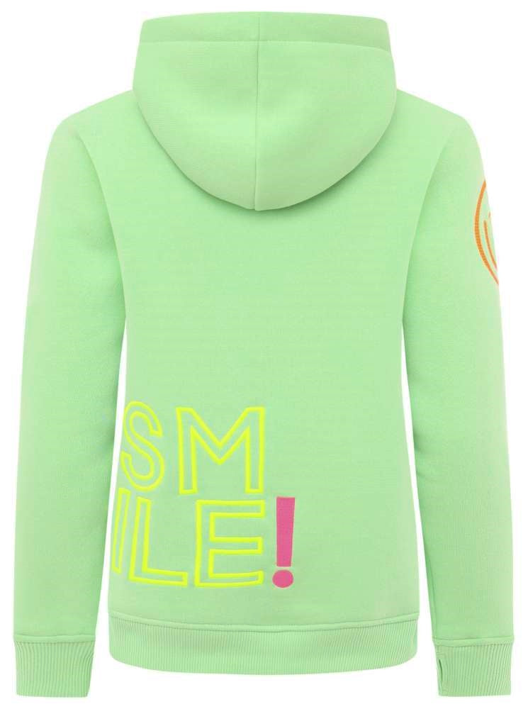 💕 Zwillingsherz Sweatshirt Hoodie "Alissa" Sweater Baumwolle Hellgrün