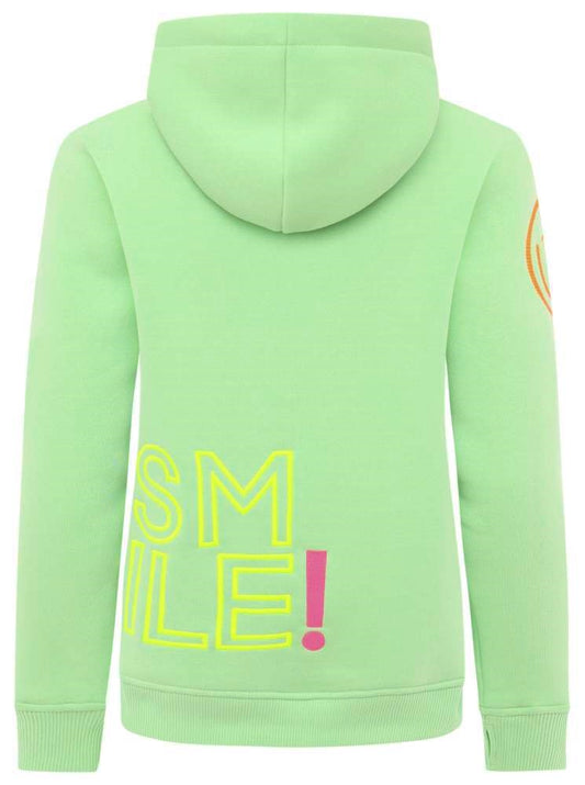 💕 Zwillingsherz Sweatshirt Hoodie "Alissa" Sweater Baumwolle Hellgrün