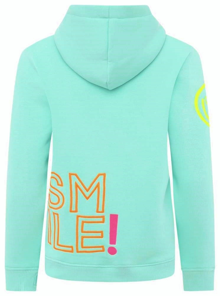 💕 Zwillingsherz Sweatshirt Hoodie "Alissa" Sweater Baumwolle Mint