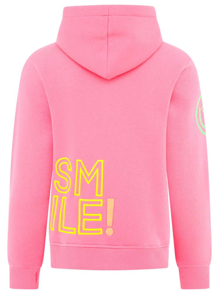 💕 Zwillingsherz Sweatshirt Hoodie "Alissa" Sweater Baumwolle Pink