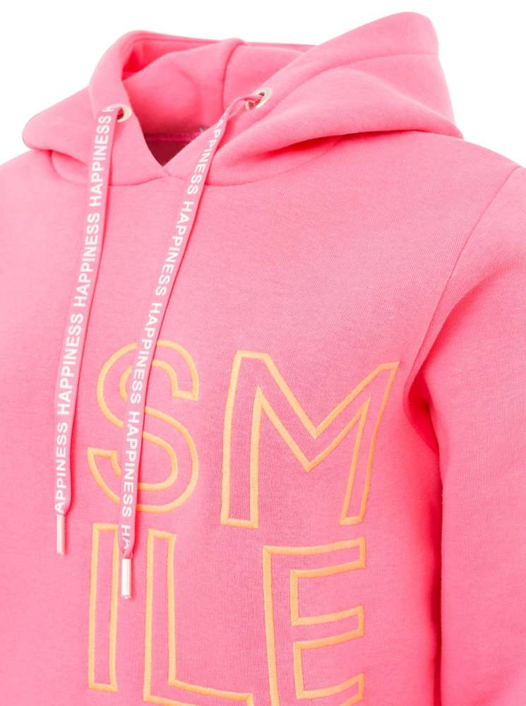 💕 Zwillingsherz Sweatshirt Hoodie "Alissa" Sweater Baumwolle Pink