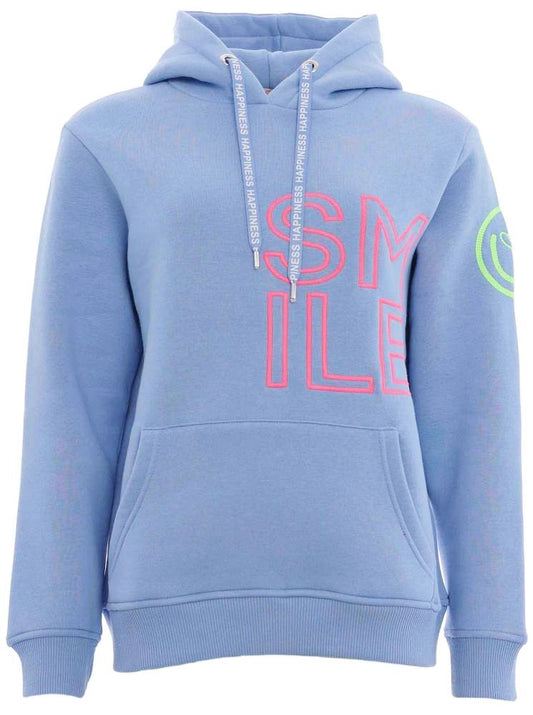 💕 Zwillingsherz Sweatshirt Hoodie "Alissa 2.0" Sweater Baumwolle Blau