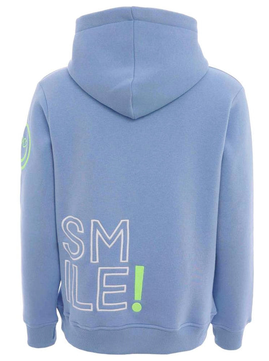💕 Zwillingsherz Sweatshirt Hoodie "Alissa 2.0" Sweater Baumwolle Blau