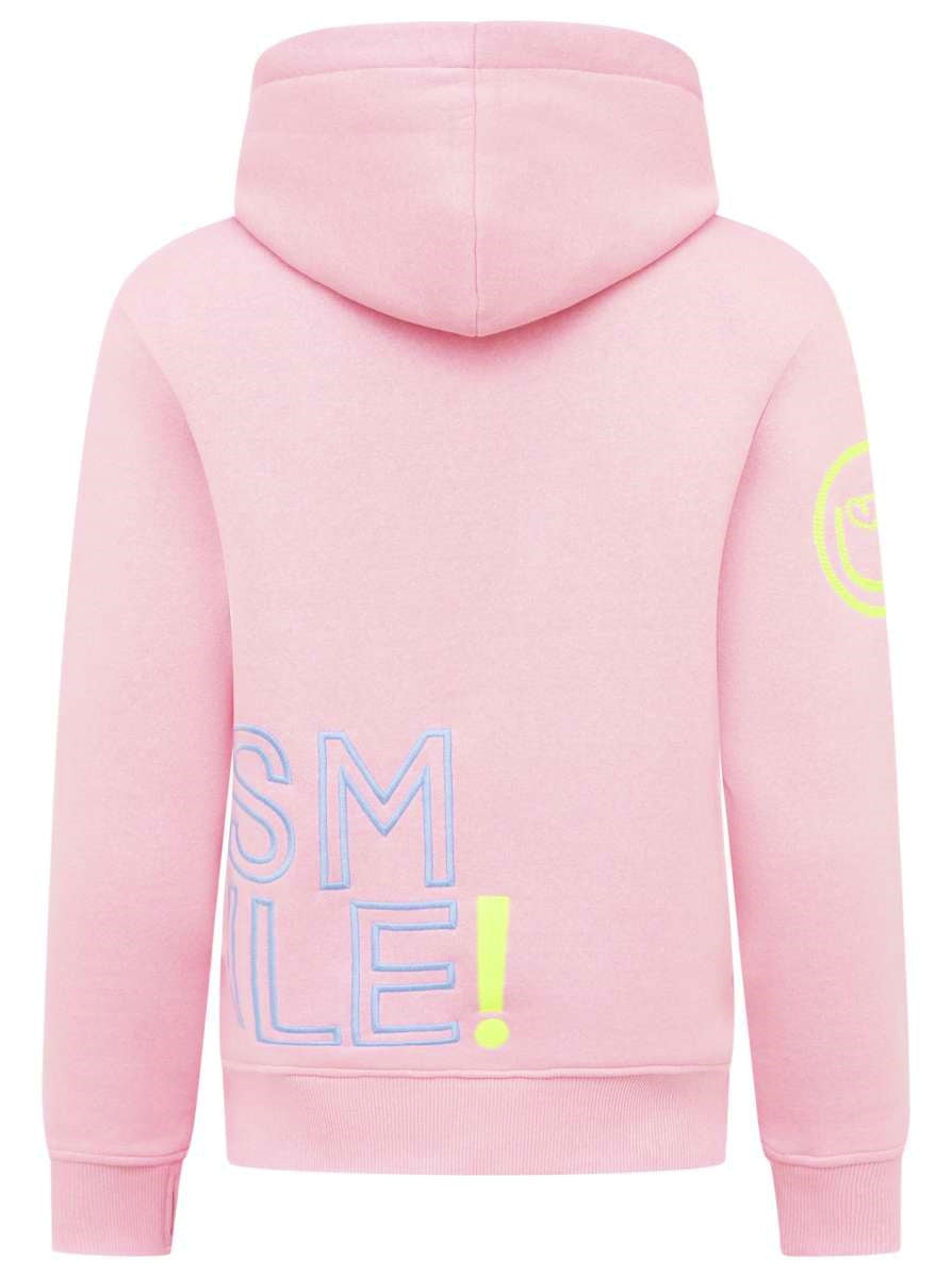 💕 Zwillingsherz Sweatshirt Hoodie "Alissa" Sweater Baumwolle Rosa