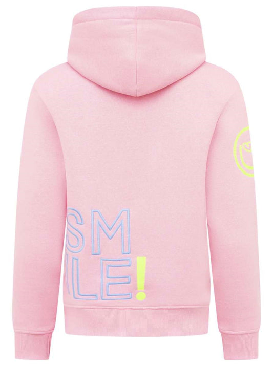 💕 Zwillingsherz Sweatshirt Hoodie "Alissa" Sweater Baumwolle Rosa