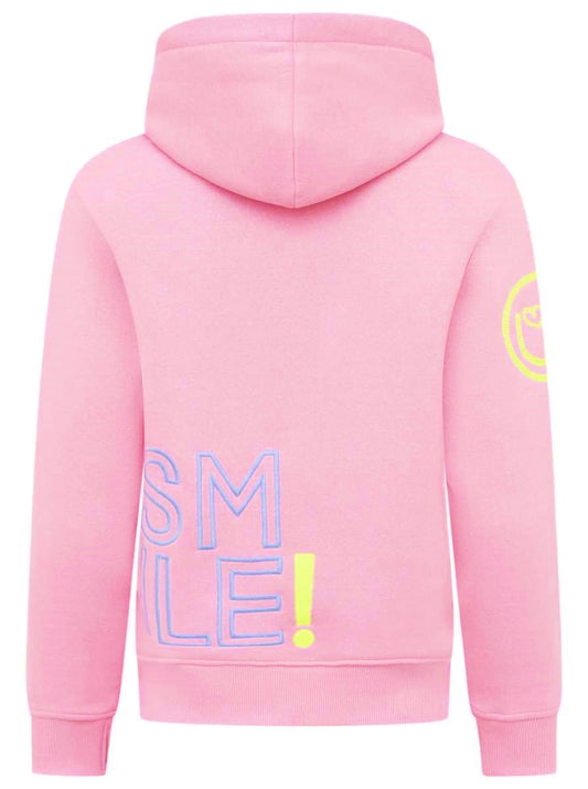 💕 Zwillingsherz Sweatshirt Hoodie "Alissa" Sweater Baumwolle Rosa