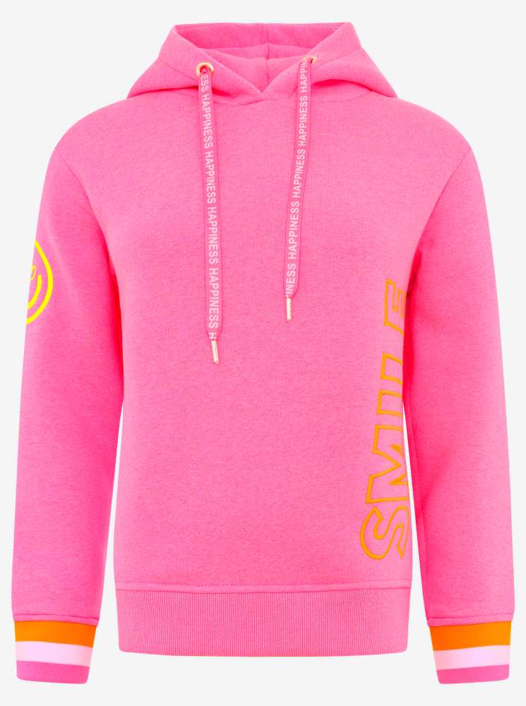 💕 Zwillingsherz Sweatshirt Hoodie "Community" Sweater Baumwolle Pink