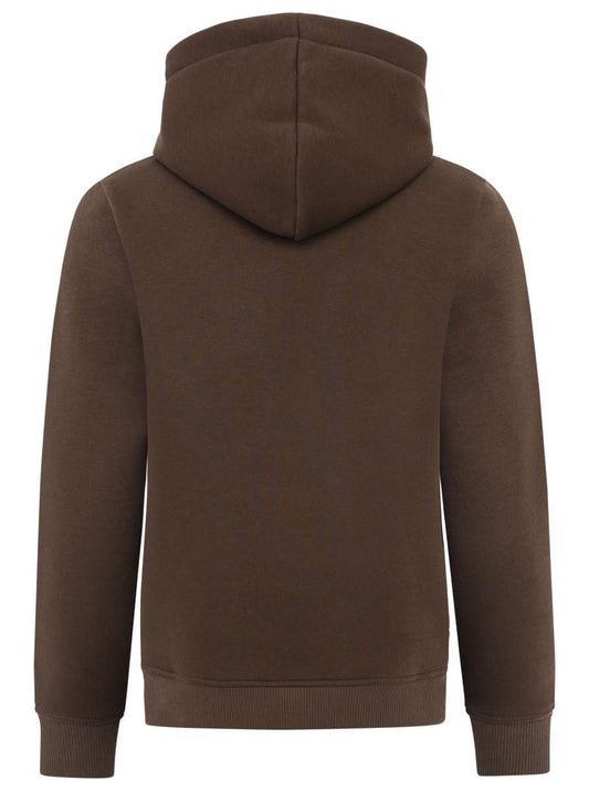 Zwillingsherz Sweatshirt Hoodie "Dackel" Sweater Baumwolle Braun