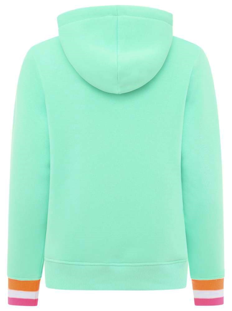 💕 Zwillingsherz Sweatshirt Hoodie "Rahel" Sweater Baumwolle Mint