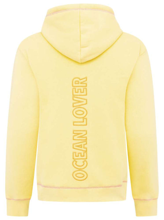 💕 Zwillingsherz Sweatshirt Hoodie "Ocean Lover" Sweater Baumwolle Gelb