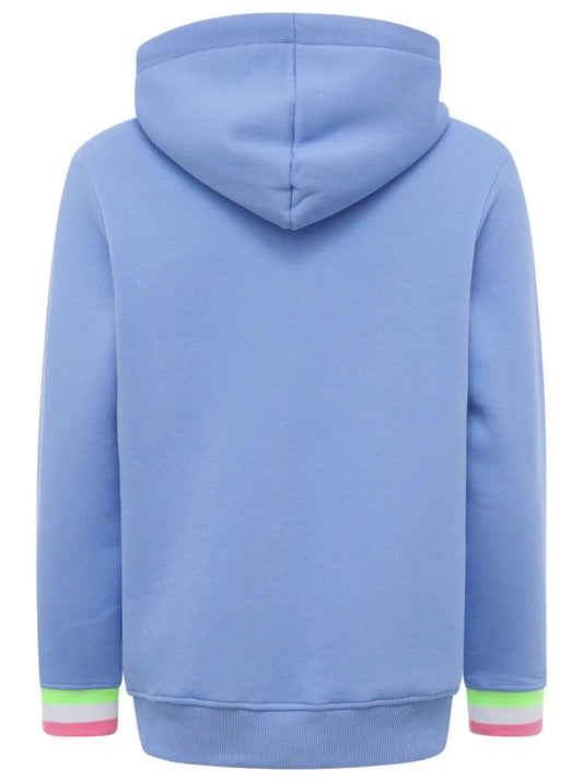 💕 Zwillingsherz Sweatshirt Hoodie "Rahel" Sweater Baumwolle Hellblau