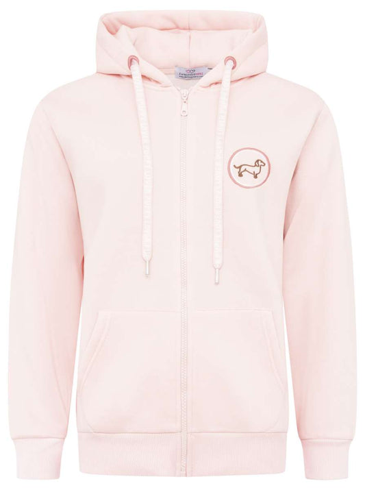 💕 Zwillingsherz Hoodiejacke "Puppy Love Forever" Rosa