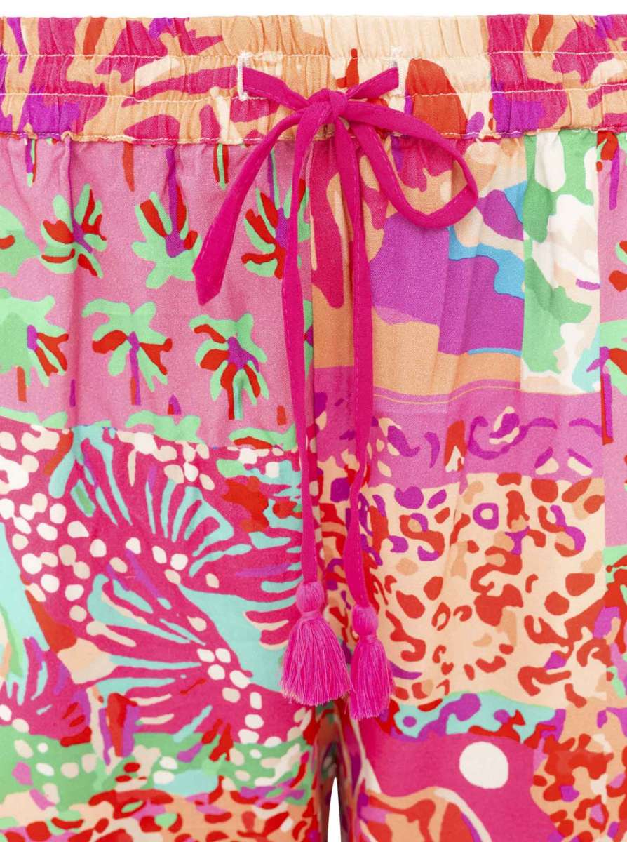 💕 Zwillingsherz Hose "Be Happy" Viskose Multi