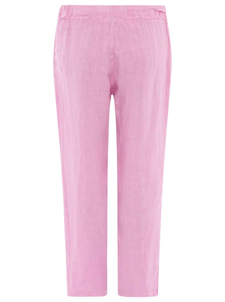💕 Zwillingsherz Hose Leinenhose "Classic" Leinen Rosa