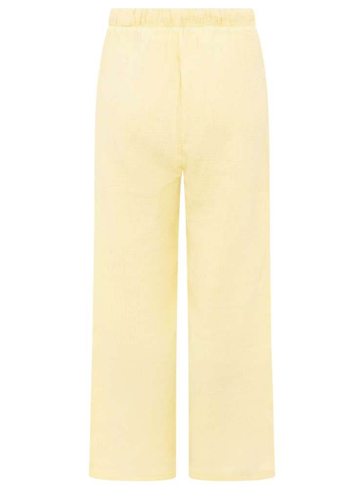 💕 Zwillingsherz Hose Musselin "Uni" Sommerhose Gelb