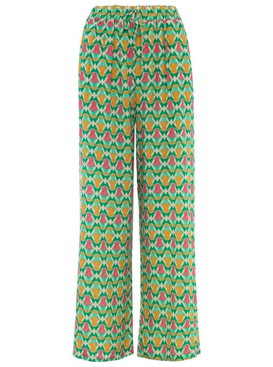 💕 Zwillingsherz Hose "Bermudas" Culotte Viskose Grün