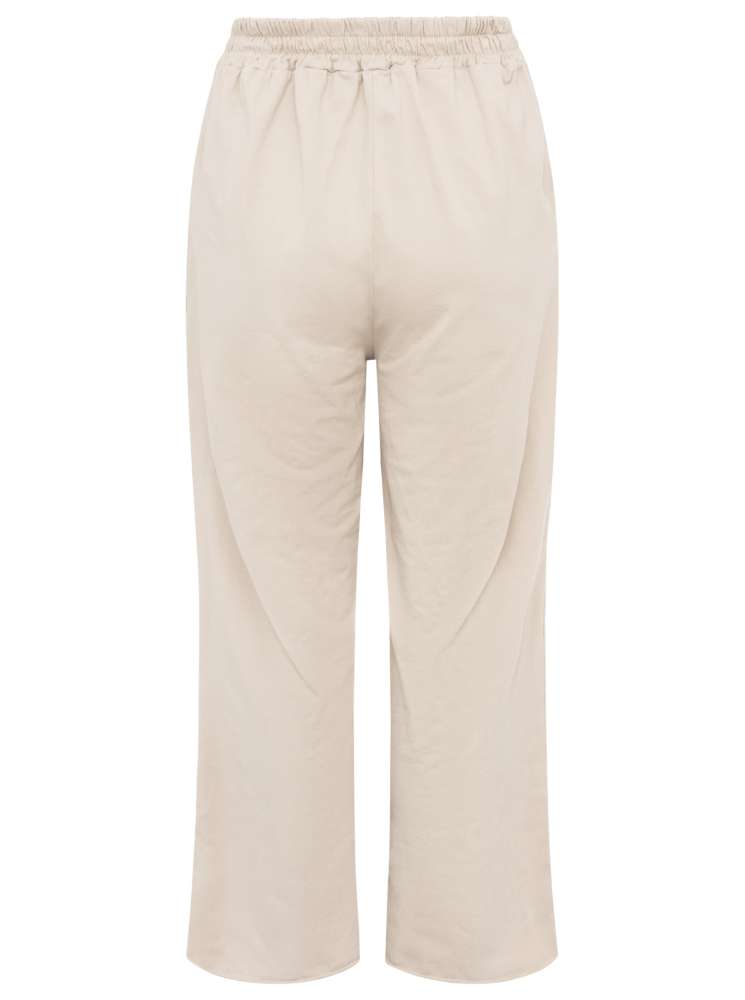 💕 Zwillingsherz Hose "Stretch & Basic" Baumwolle Beige