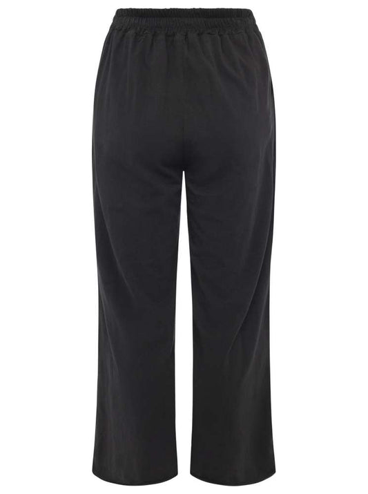 💕 Zwillingsherz Hose "Stretch & Basic" Baumwolle Schwarz