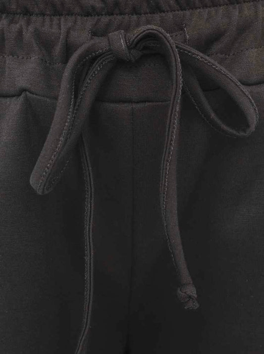 💕 Zwillingsherz Hose "Loungewear" Viskose Uni Schwarz