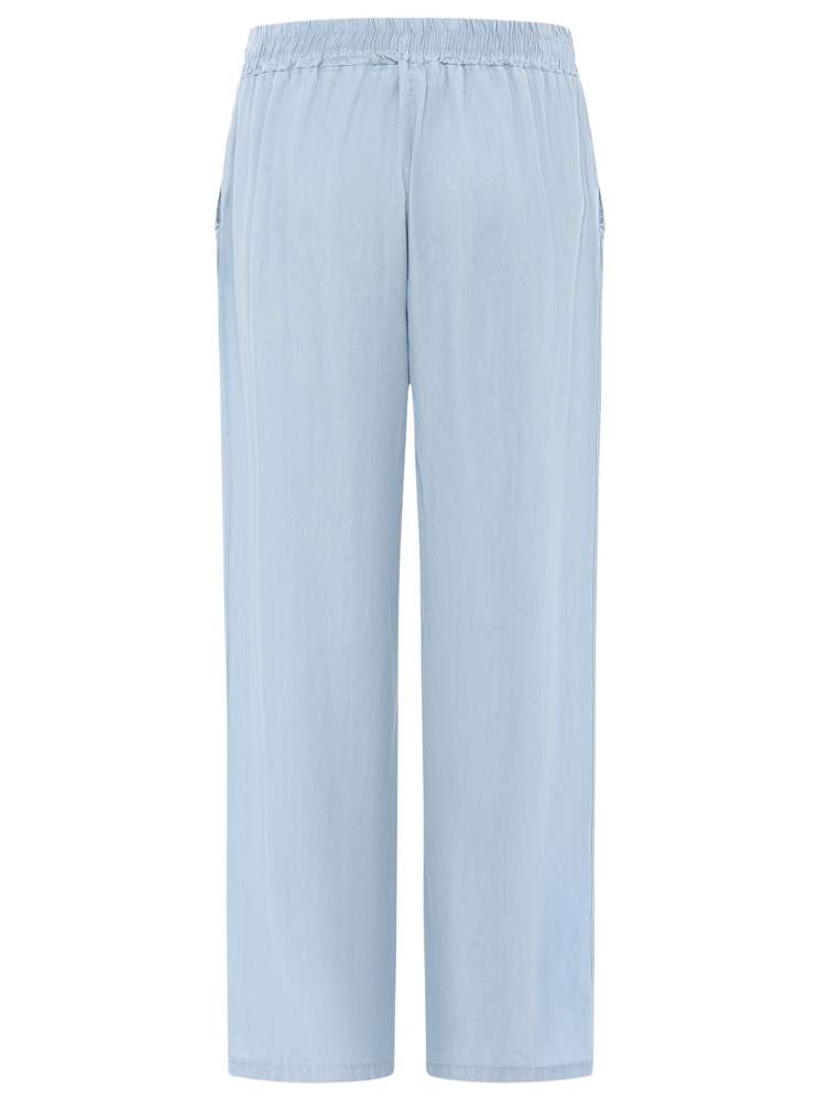 💕 Zwillingsherz Hose "Jeans Look" 100 % Viskose Hellblau
