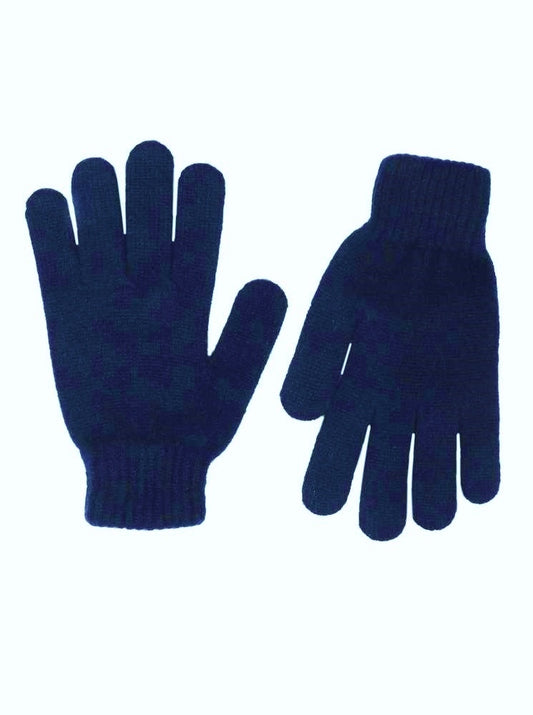 💕 Zwillingsherz Handschuhe 100 % Kaschmir Cashmere Navy