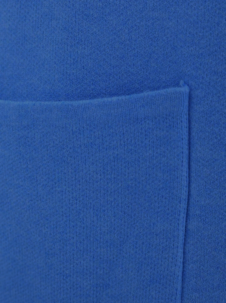 💕 Zwillingsherz Strickjacke "Janina Basic" Strickmantel offen Royalblau